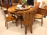 乌金木家具，乌金木餐桌，圆桌，2016年新款餐桌，中式餐桌