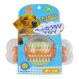日本Petio派地奥宠物牙刷玩具球玩具骨 洁齿刷牙狗玩具M号