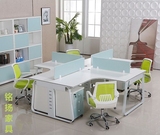 办公家具组合办公桌时尚简约钢木职员桌屏风隔断电脑桌员工桌促销