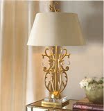 欧式奢华金色全铜纯水晶发财树枝台灯 美式样板房别墅客厅装饰灯
