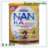 澳洲代购Nestle雀巢能恩HA超级金盾2段二段婴儿奶粉