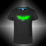 Y．CTRY闪电侠蝙蝠侠短袖T恤正义联盟超级英雄荧光夜光大码半袖衫