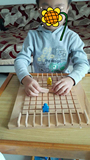 现货榉木棋盘思维训练儿童益智玩具围追堵截桌面游戏亲子互动