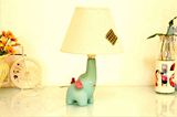 简约田园小象小马小羊儿童房卡通台灯 创意时尚可爱 卧室床头灯