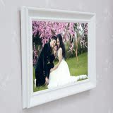24寸30寸36寸实木婚纱照相框创意油画框欧式白色相框挂墙画框16寸