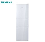 西门子三门冰箱KG23D8120W节能静音钢化玻璃面板无氟软冷冻苏宁送