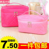 韩国时尚手提化妆包 收纳包 专业化妆手提袋 大容量可折叠女包