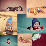 儿童摄影服装道具 影楼拍照毯子新款拍摄道具毛毯 宝宝拍照相毯子