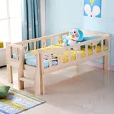 女孩子男孩护栏加厚婴幼儿实木组合板床组装简约现代多功能松木木