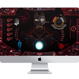 [个性桌面] 雨滴美化 桌面美化个性电脑壁纸 动态主题 红钢铁侠