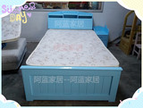 儿童床子母床拖床实木床抽拉床双层床高低床上下床松木成人储物床