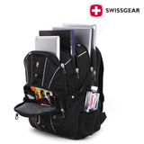 瑞士军刀SWISSGEAR双肩背包旅行商务出差大容量电脑背包男牛津布