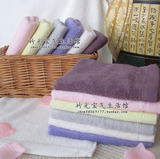 最新款 专柜正品欧林雅竹纤维纯色毛巾 童巾  柔软 抗菌XM035