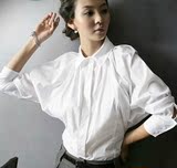 2016春装新款棉质白色女衬衫JORYA SHYH正品代购欧洲站上衣