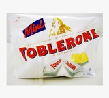 香港代购 瑞士进口TOBLERONE三角巧克力 迷你白巧克力 200g