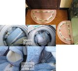 地毯半圆形地垫吸水门垫卧室门口厕所脚垫洗手间地毯卫浴防滑垫子