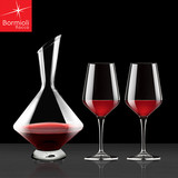 Bormioli rocco进口名酒醒酒器超薄水晶玻璃葡萄酒杯礼盒3件套装