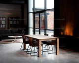 北欧原木风格餐桌日式森系白橡木木桌简约桌子书桌写字桌餐木桌子