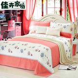 纯棉老粗布床单单件 加厚加大全棉床单1.5米1.8米2米双人床特价
