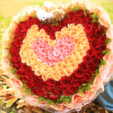 99朵红玫瑰花鲜花速递同城全国送花表白广州上海合肥天津杭州花店