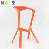 miura stool鲨鱼嘴酒吧椅子高脚凳吧台椅时尚简约创意欧式塑料椅