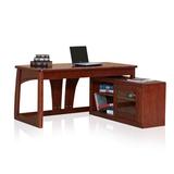 光明家具 电脑桌现代中式书桌水曲柳简约电脑桌全实木写字桌5752