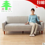 北欧布艺沙发组合客厅小户型可折叠懒人沙发床创意单人沙发椅特价