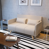一棵柠檬多功能可折叠沙发小户型简易布艺沙发床双人1.2三人1.5米