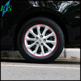 奇瑞A3汽车通用轮毂装饰条保护圈轮胎钢圈贴防刮擦撞条