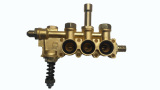 高压清洗机配件QL280, 380型洗车机洗车泵配件铜块铜泵头厂家直销