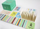 甲骨文游戏字卡120个汉字+12张游戏卡+1本绘本小象游戏字卡