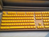 霜冻/黄金色键帽 87 104 108 FILCO Ducky  机械键盘 PBT透光键帽