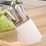 拜格强化塑料刀座刀架 创意厨房菜刀架 厨房用品刀具收纳刀具座子