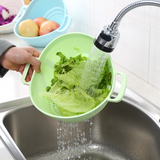 厨房洗菜盆水果篮 蔬菜水果沥水篮 排水筛 洗菜篮滤水器 沥水盆