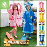 韩国春夏小鹿儿童雨鞋防滑雨靴大小男童女童宝宝水鞋安全小孩雨鞋