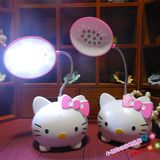 热卖超萌史迪仔LED充电台灯叮当猫KT猫学生学习读书灯可爱卡通小