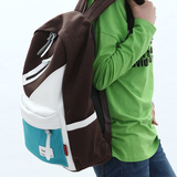 韩版时尚潮流学院风男女中学生帆布双肩背包书包休闲旅行运动情侣