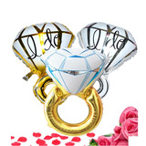 【婚庆专用】钻戒气球I DO婚庆婚房装饰铝膜气球场景布置婚礼殿堂