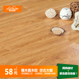 厂家直销/强化复合木地板12mm镂洗大浮雕复合地板/仿实木仿古榆木