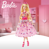 【天猫超市】芭比娃娃Barbie2015新品之生日芭比公主女孩玩具