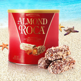 美国进口巧克力零食喜糖果almond ROCA乐家果仁扁桃仁糖桶装1190g