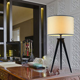 设计师台灯欧式灯中式仿古 床头客厅灯具美式创意卧室三脚架台灯