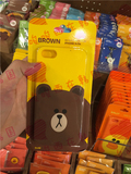 韩国代购line布朗熊可妮兔 亚克力 iphone5/5s 手机壳/套 包邮