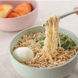 日式创意大公碗方便面碗小麦米饭碗泡面碗韩国餐具碗叉筷勺子套装