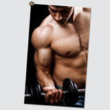 健身海报装饰画海报壁纸健美房肌肉男女运动搏击体育人体宣传挂画