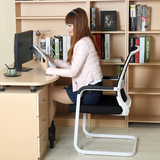 电脑椅家用弓形办公椅职员会议座椅学生书桌椅子工学网布现代简约