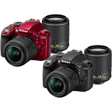 日本直邮代购 NiKon/尼康D3300高清单反相机15年最新版双头套机