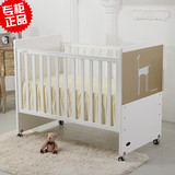 亏本价欧式松木婴儿床实木环保漆宝宝bb床多功能出口儿童床游戏床