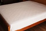 外贸处理可加工纯棉纯白加厚床笠防滑床罩席梦思床垫保护套护罩