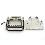 VHDCI 68P连接器SCSI 68Pin公头VHDCI小68公头带铁壳刺破式焊线式
